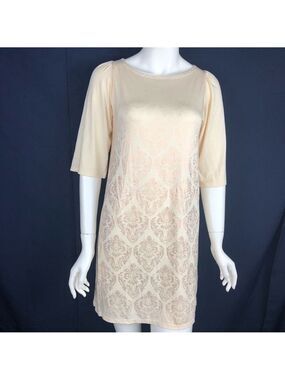 𝅺NEW-LURE High Fashion Keepsake RoseGold ShiftDress